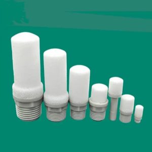 Porous PE sintered silencer muffler